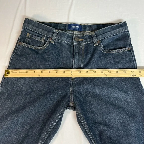 Old Navy Kids' Dark Blue Denim Jeans - Picture 7 of 10